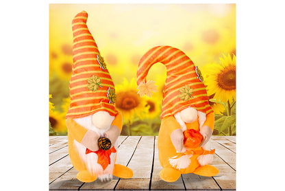 **Autumn Maple Leaf Rudolph Doll | Thanksgiving Dancing Hat Ornament**