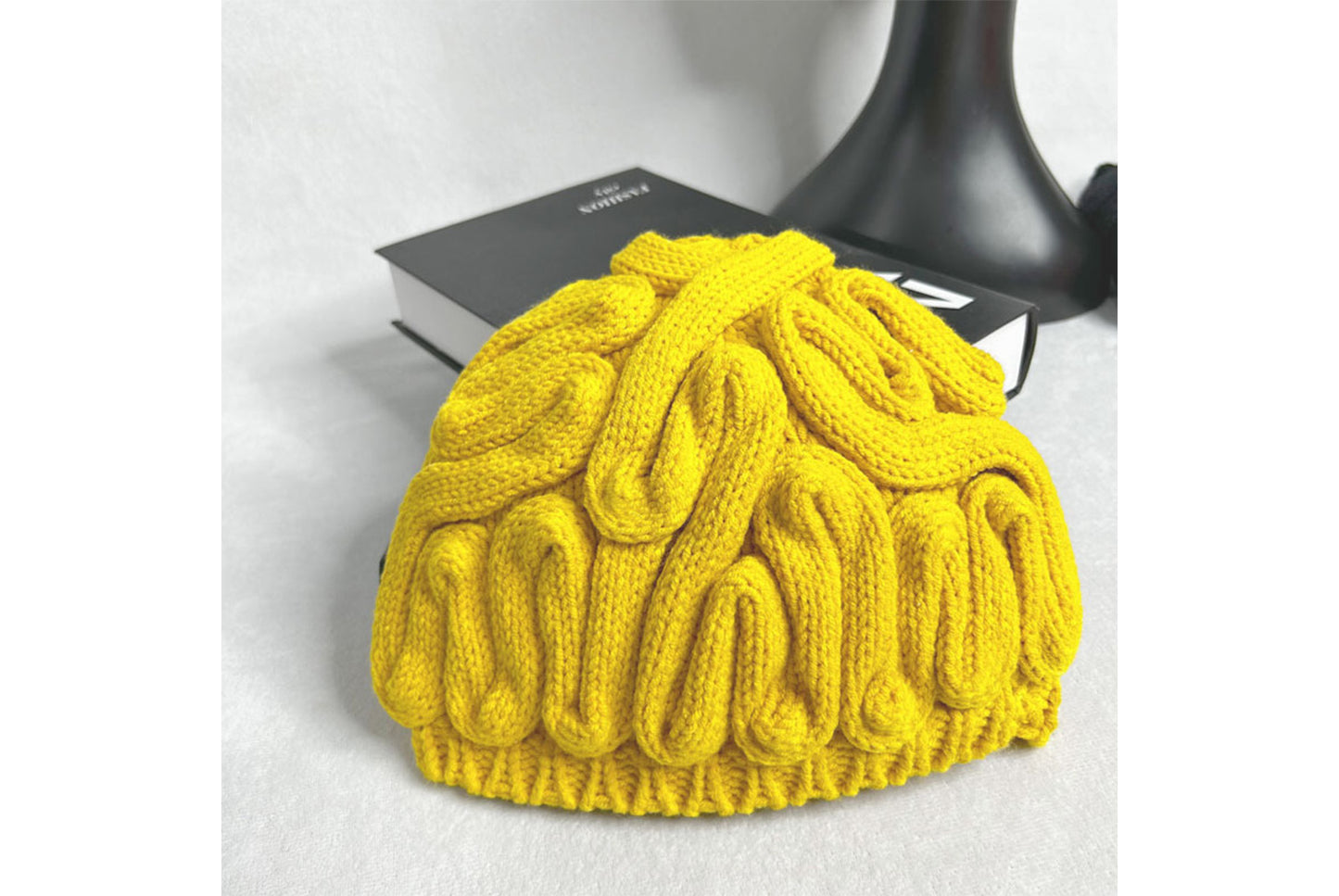 **Funny Dopamine Brain Flower Knitted Hat (Earflaped Knitted Hat)**