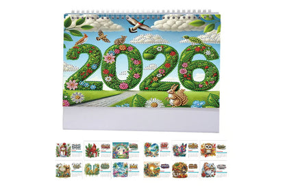 **2026 DIY Desktop Diamond Calendar**