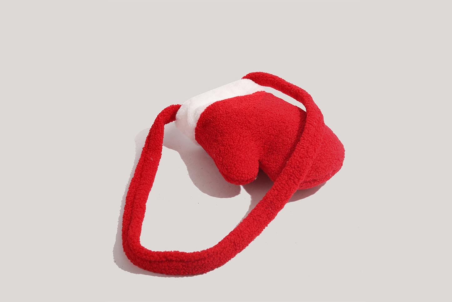 **Christmas Plush Glove Bag (Retro Quirky Crossbody Bag)**