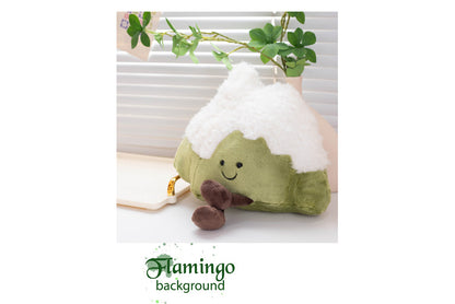 Realistic Snow Mountain Plush Toy