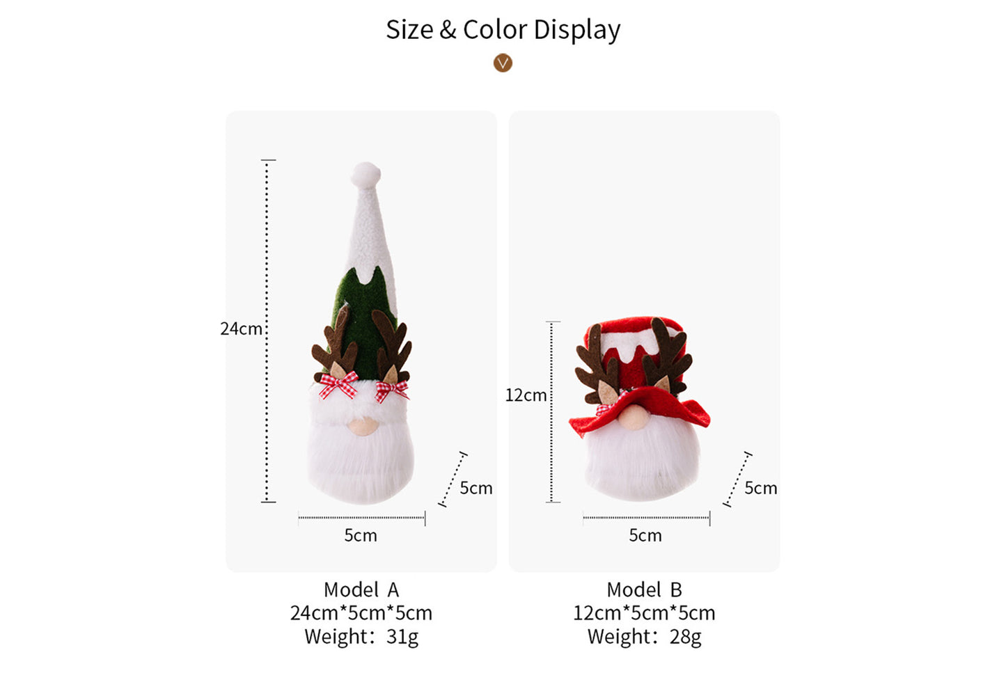 **Christmas Antler Bow Rudolph Illuminated Pendant**