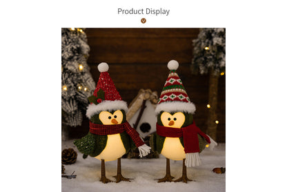 **Christmas Lighted Bird Figurine**