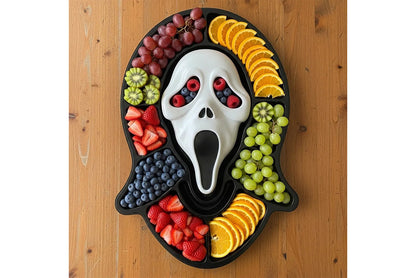 **Halloween Themed Wooden Charcuterie Platter**