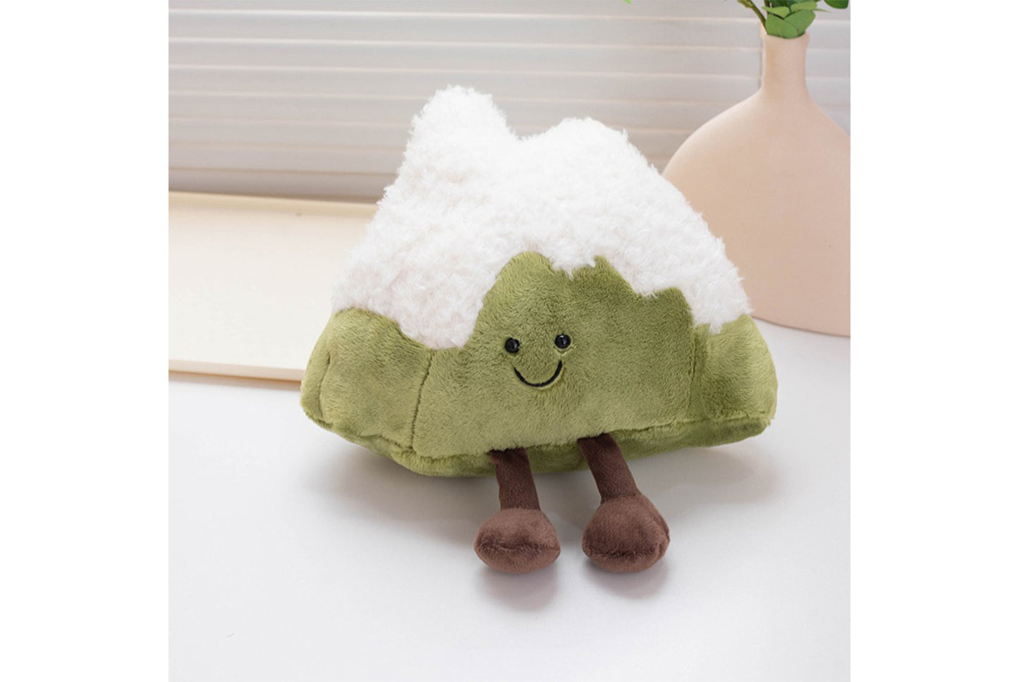 Realistic Snow Mountain Plush Toy