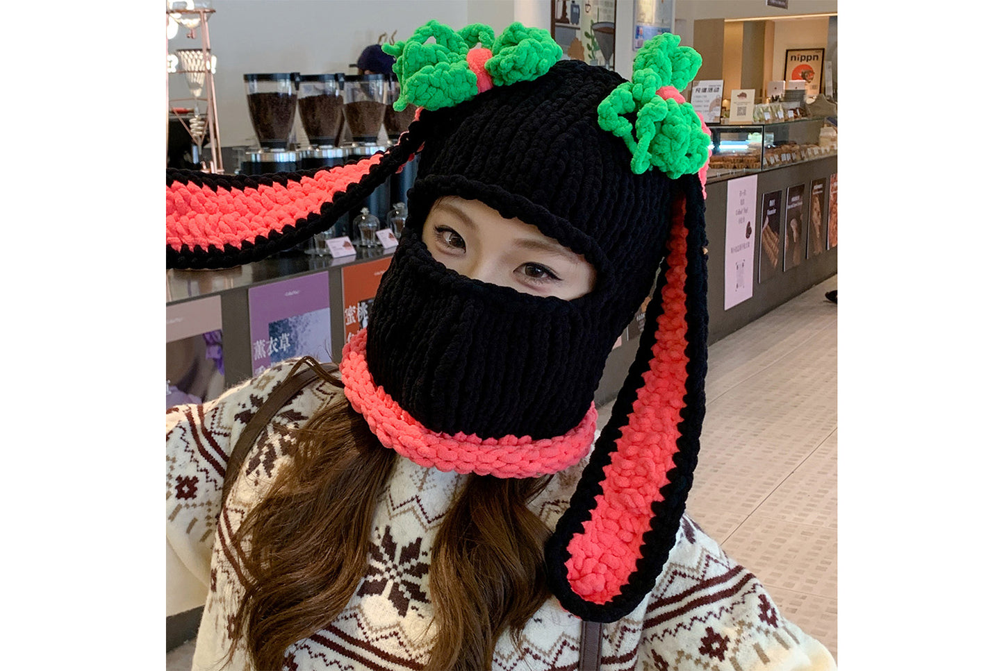 **Funny Sesame Street Knitted Hat (Cartoon Fun Knitted Headband)**