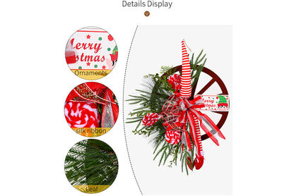 **Creative Christmas Elf Foot Wreath Ornament**