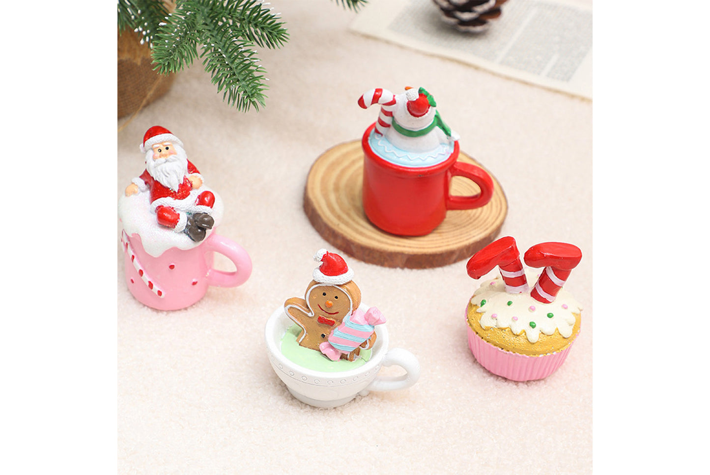 **Christmas Resin Cake Topper (Three Designs Available)**