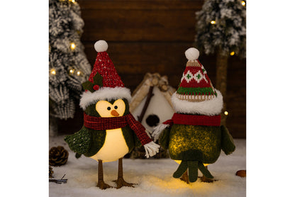 **Christmas Lighted Bird Figurine**