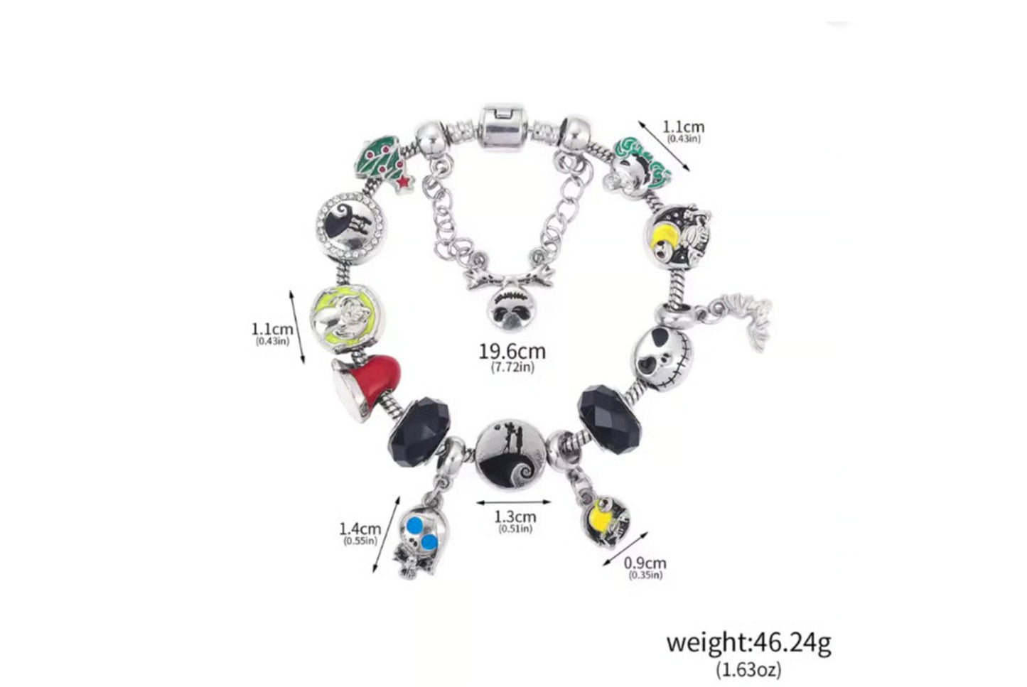 **Halloween Treasures Charm Bracelet Gift Blind Box**