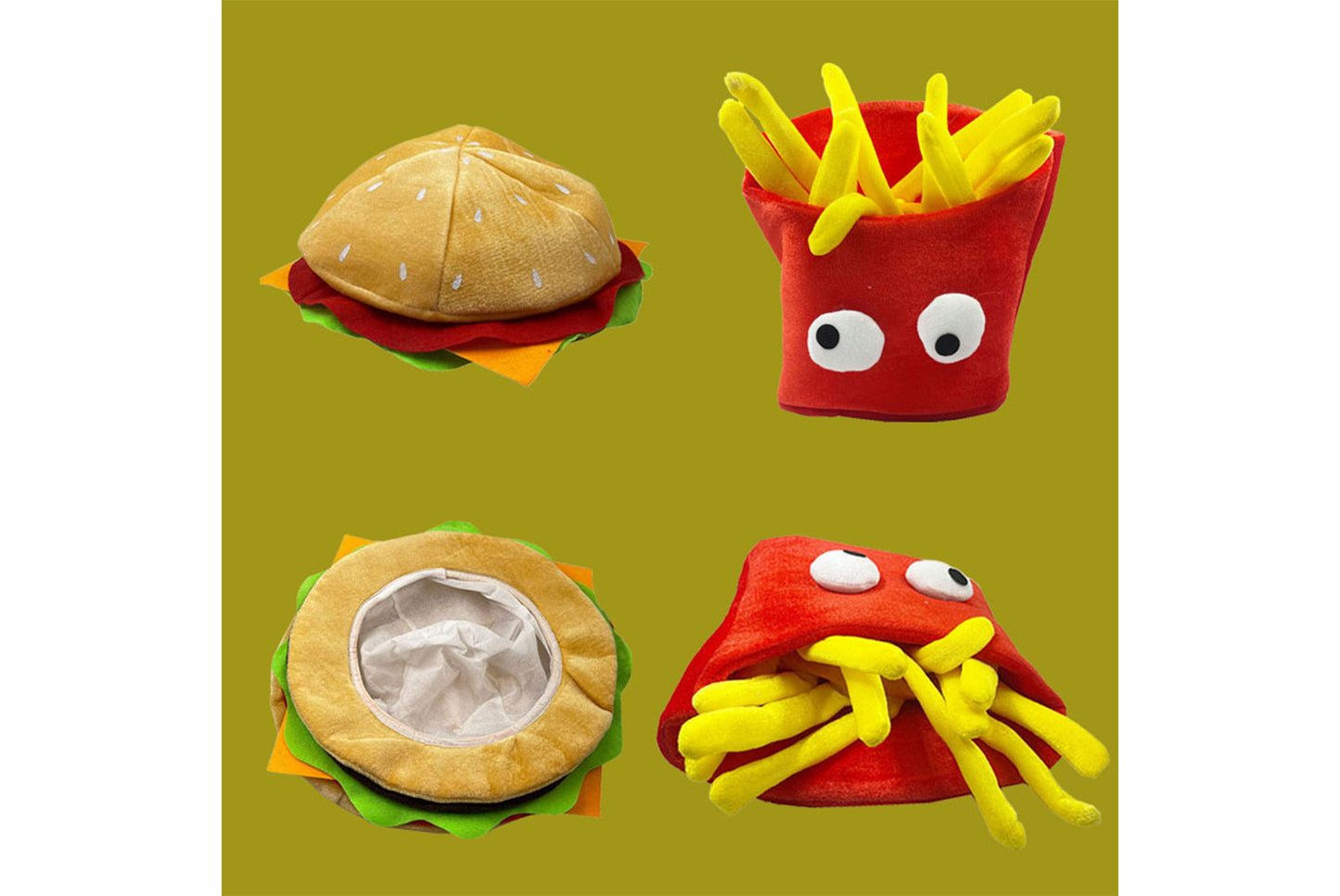 **Funny French Fry Hat (Creative Party Headgear)**