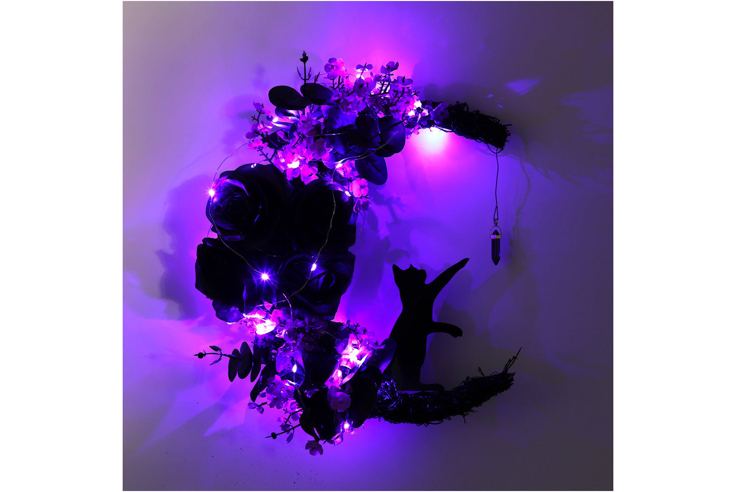 Halloween Moon Cat Garland