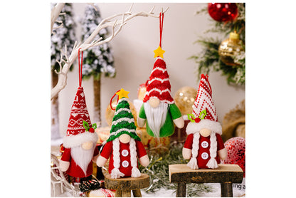 **Christmas Tree Pendant with Lights, Stars, Stripes, and Forest Elder**