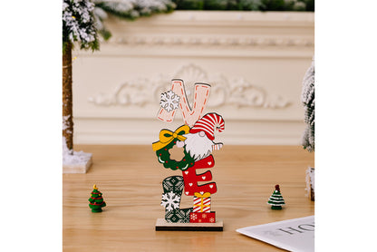 **Christmas Wooden Desktop Ornament**