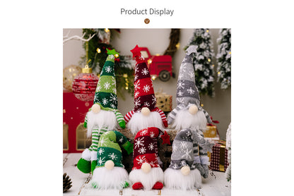 **Christmas Faceless Goblin Doll Set (with Lights)**