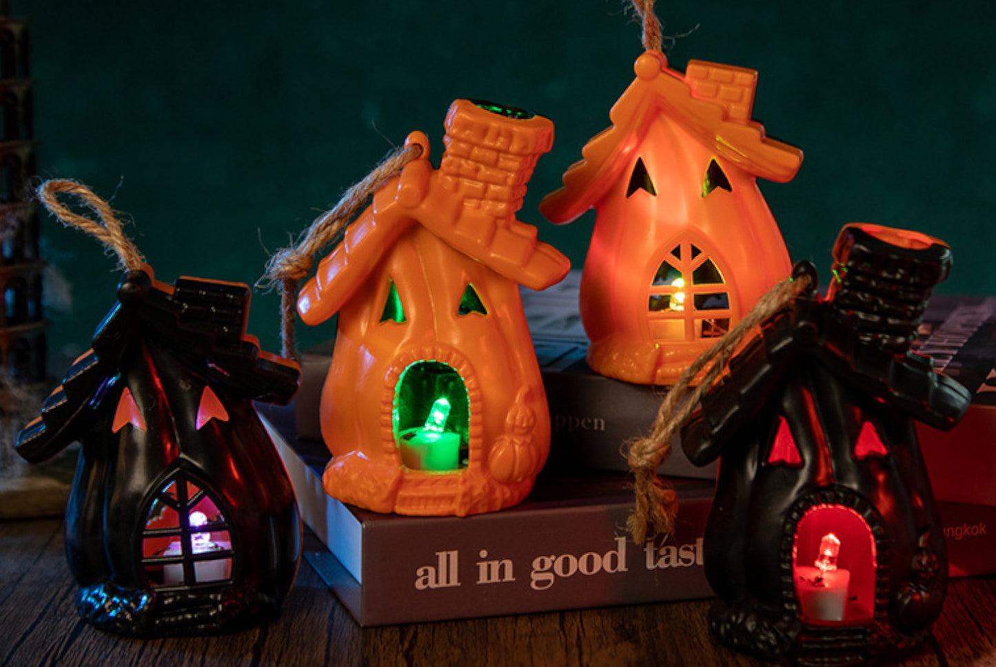 **Halloween LED Pumpkin House Light | Portable Decorative Ornament**