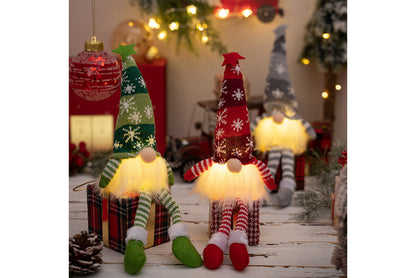 **Christmas Faceless Goblin Doll Set (with Lights)**