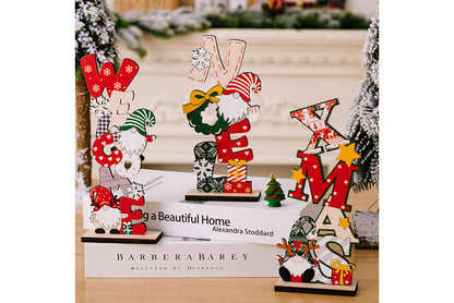 **Christmas Wooden Desktop Ornament**