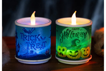 Halloween Electronic Candle Light | Horror-Themed Decorative Ornaments