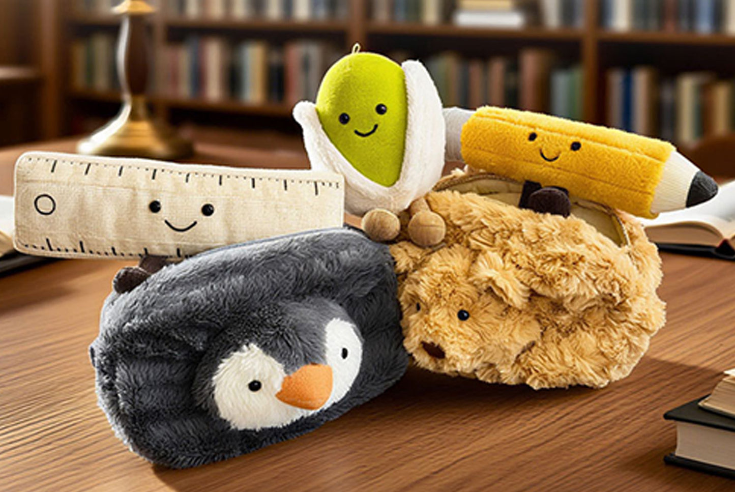 **Christmas Fun Stationery Plush Toy Set**