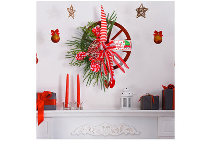 **Creative Christmas Elf Foot Wreath Ornament**