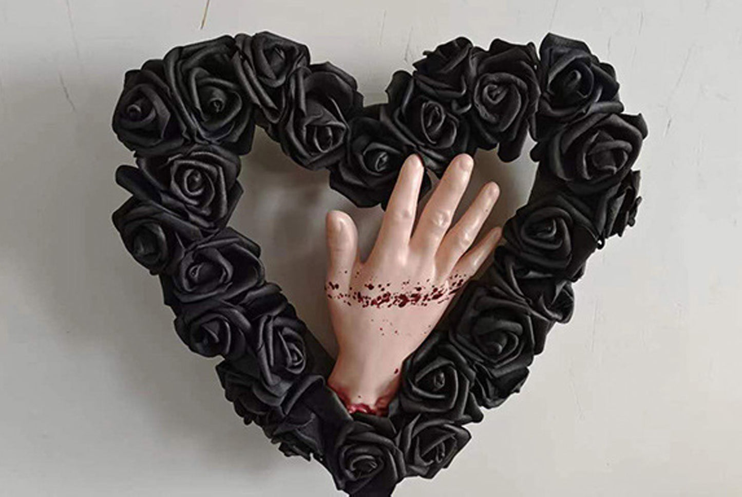 Halloween Bloody Hand Ivy Wreath