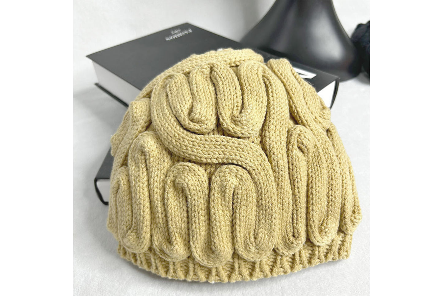 **Funny Dopamine Brain Flower Knitted Hat (Earflaped Knitted Hat)**