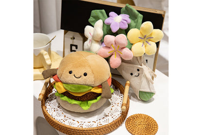 **Jellycat Creative Bouquet Hamburger Plush Toy**