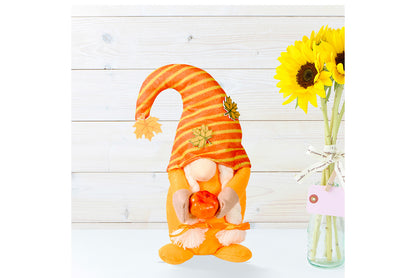 **Autumn Maple Leaf Rudolph Doll | Thanksgiving Dancing Hat Ornament**