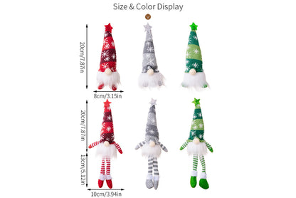 **Christmas Faceless Goblin Doll Set (with Lights)**