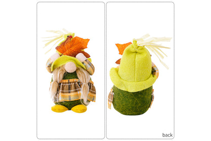 Harvest Festival Gnome Ornament | Maple Leaf Rudolph Doll Ornament