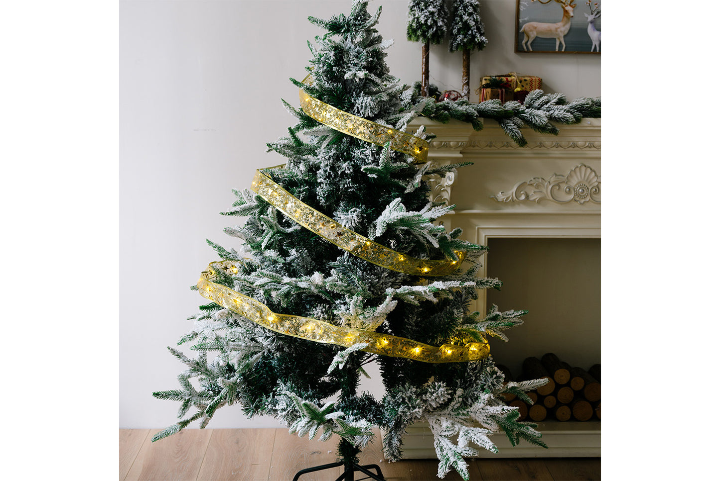 **Christmas Ribbon LED String Lights**