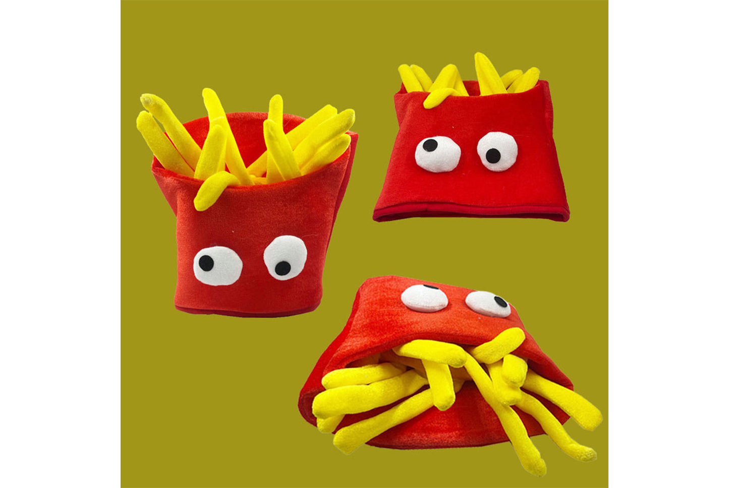 **Funny French Fry Hat (Creative Party Headgear)**