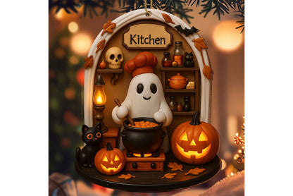 **Halloween Spooky Ornament Halloween Spooky Acrylic Hanging Ornament**