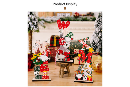 **Christmas Wooden Desktop Ornament**