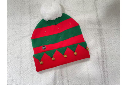 **Christmas Light-Up Wool Hat (Winter Warm Jacquard Knit Hat)**
