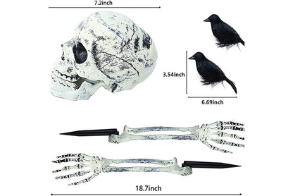 Halloween Skull Three-Piece Ground Socket Set
