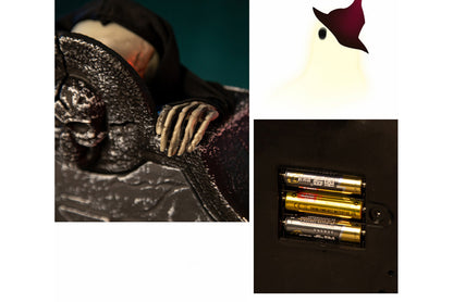 Halloween Lifting Light-Up Tombstone | Horror-Themed Decorative Ornament
