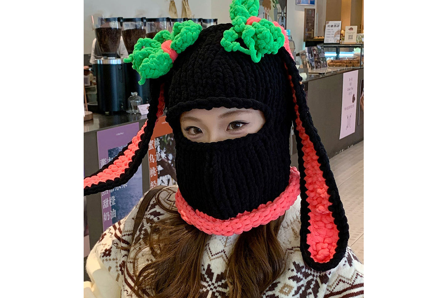 **Funny Sesame Street Knitted Hat (Cartoon Fun Knitted Headband)**