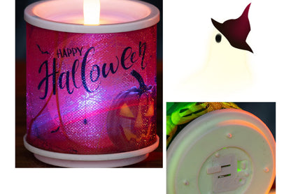 Halloween Electronic Candle Light | Horror-Themed Decorative Ornaments