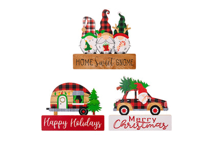 **3D Dwarf Wooden Christmas Ornament**