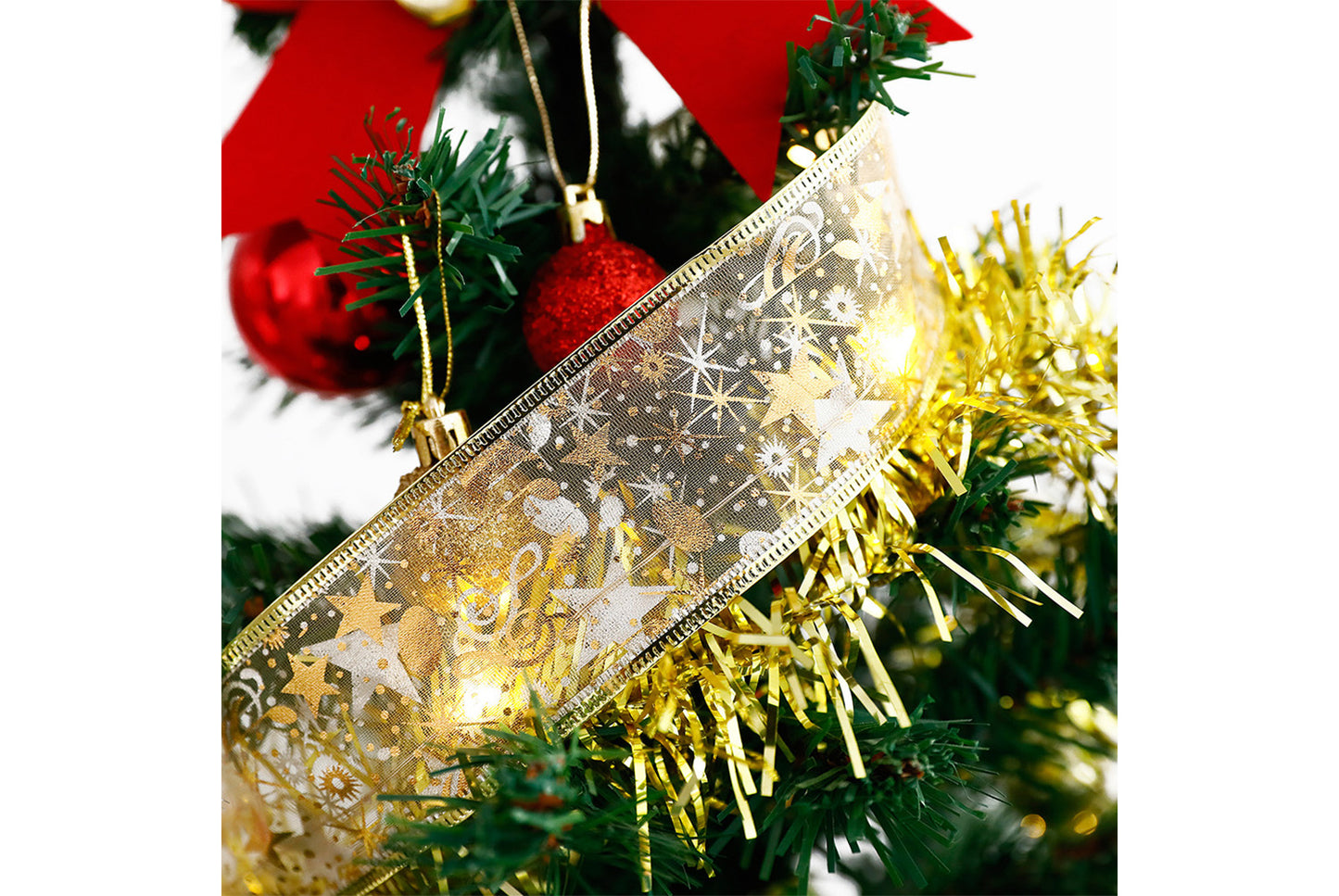 **Christmas Ribbon LED String Lights**