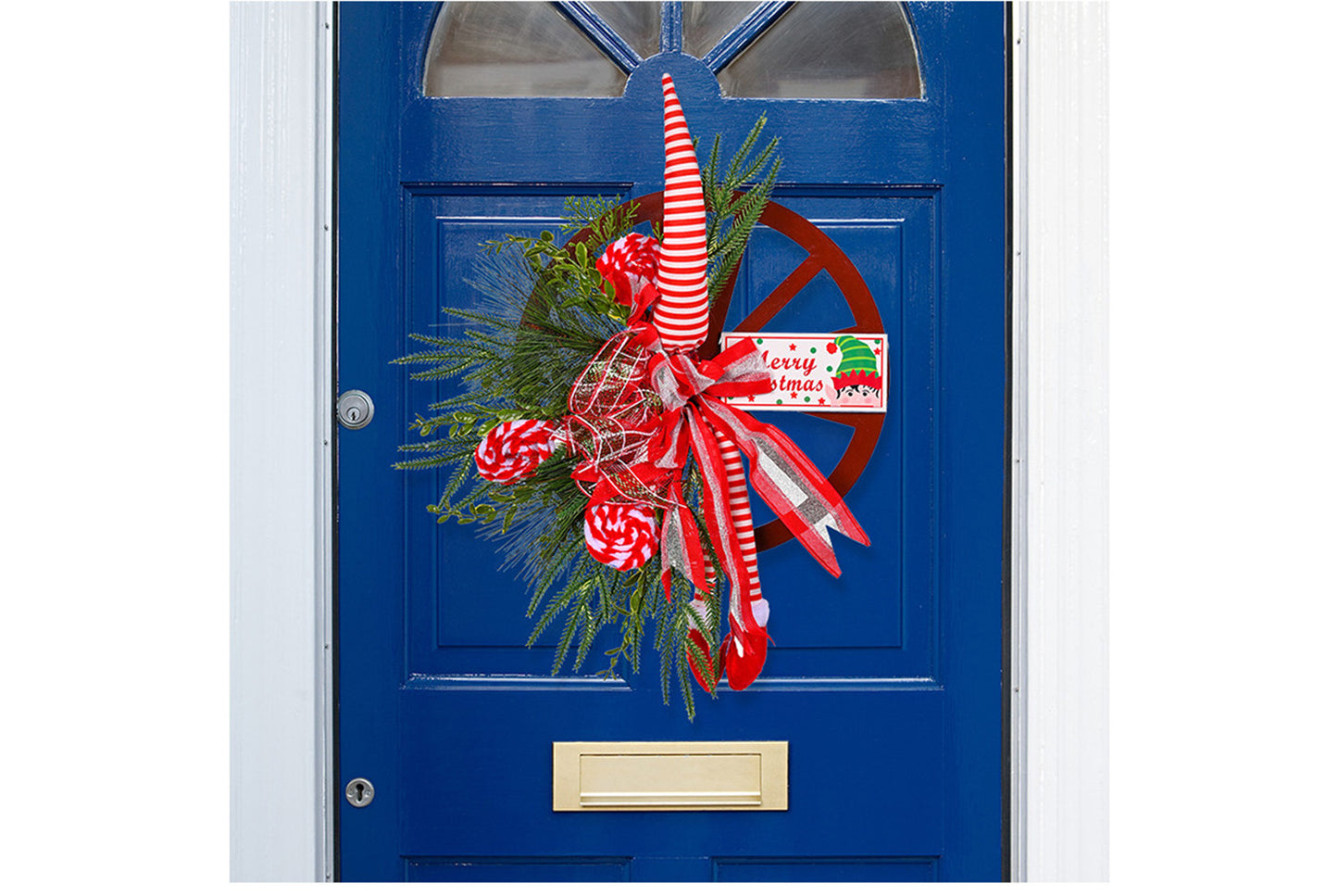 **Creative Christmas Elf Foot Wreath Ornament**