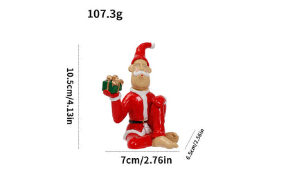 **Funny Santa Claus Resin Ornament (4 Styles Available)**