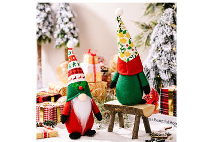 **Christmas No-Face Rudolph Doll Figurine**