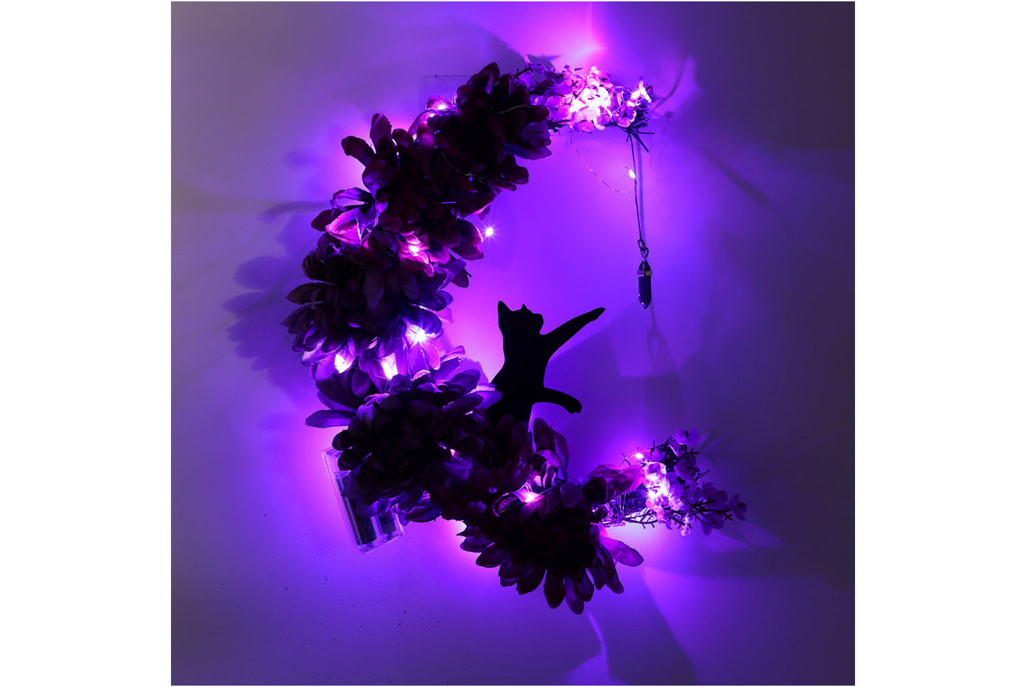 Halloween Moon Cat Garland