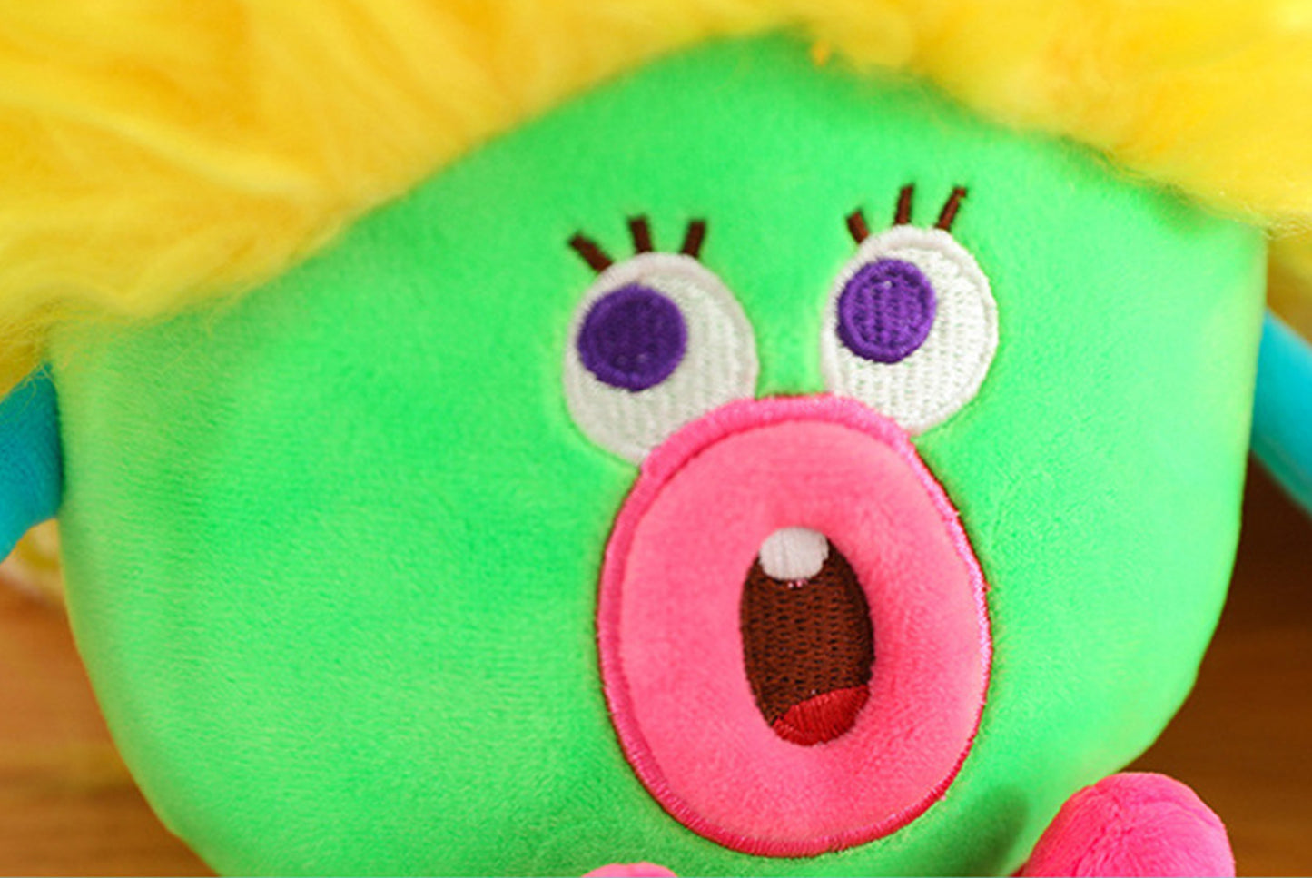 Funny Snot Bear Sausage Mouth Doll