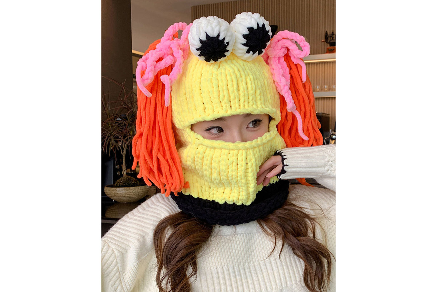 **Funny Sesame Street Knitted Hat (Cartoon Fun Knitted Headband)**