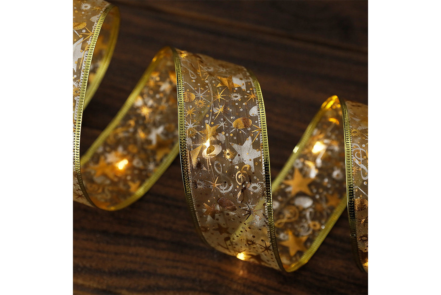 **Christmas Ribbon LED String Lights**