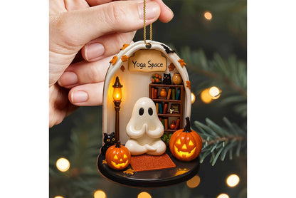 **Halloween Spooky Ornament Halloween Spooky Acrylic Hanging Ornament**